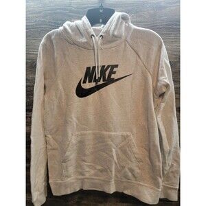 Nike Womens Pullover Hoodie Sweatshirt Pouch Pocket Drawstring Size S Euc